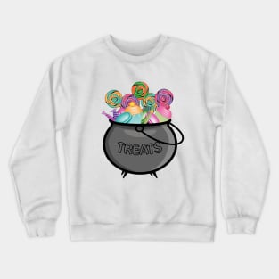 Treats Halloween Pot Crewneck Sweatshirt